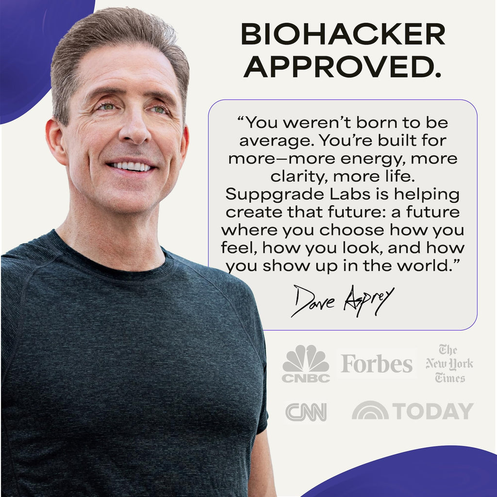Suppgrade Labs Motivation 101 by Dave Asprey | Targeted Dopamine Support for Drive + Mood | Supports Focus, Memory, Learning, Balanced Moods, and Positive Mental Outlook | 30 Day Supply