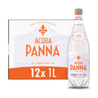 Acqua Panna Natural Spring Water, Plastic Water Bottles (12 Count) 405.6 fl oz