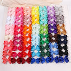 YHXX YLEN 80PCS 3Inch Hair Bows for Girls Grosgrain Ribbon Toddler Hair Bow
