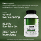 Nature's Pure Blend Active Detox Cleanse – Organic Turmeric Supplement with Apple Cider Vinegar for Digestive Support – Body Detox for Men to Promote Balance & Vitality – Green Tea & Milk Thistle