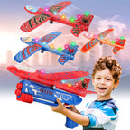 Fuwidvia 3 Pack Airplane Launcher Toys, 13.2 in LED Foam Glider Kids 4-12