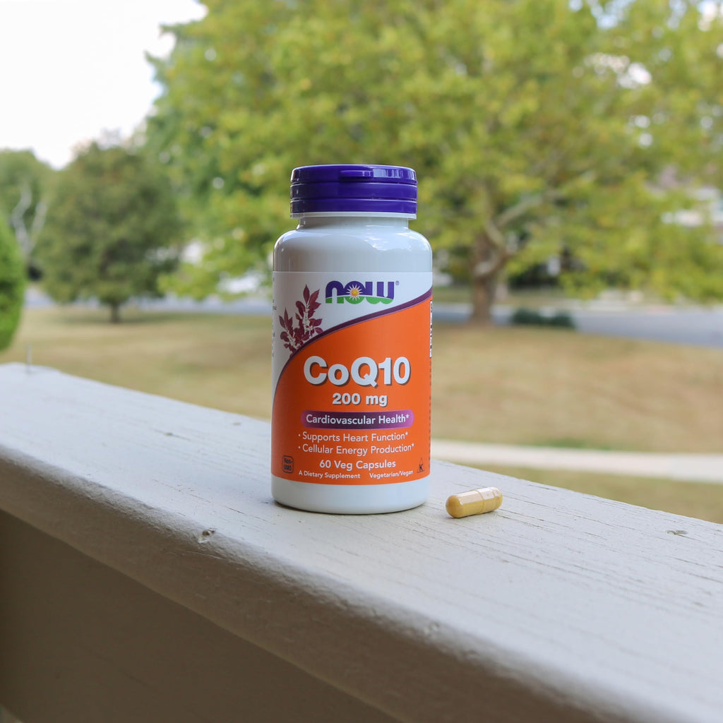 NOW Foods Supplements, CoQ10 (Coenzyme Q10) 200 mg, Cardiovascular Health*, 60 Veg Capsules