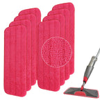 Replacement Microfiber Mop Pad for Rubbermaid Reveal Spray Mop - 8 Pack 16.5" Wet & Dry Floor Cleaning Refills Reusable Fit for Any Microfiber Reveal Flat Mop