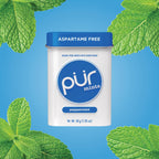 PUR Aspartame Free Mints, Made with Xylitol, Sugar Free, Vegan, Gluten Free and Keto Friendly, Natural Peppermint Flavoured Mints, 30 Pieces, Pack of 12