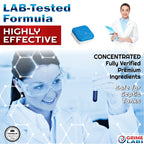 GRIME LABS Washing Machine & Dishwasher Cleaner Tablets Bundle – 12-Month Supply | Deep Cleaning & Deodorizing Tablets for Dishwashers & Washing Machines | 48-Tablet Set – Value Pack