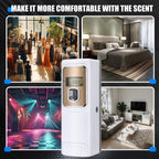 Rossesay 2 Pcs Automatic Air Freshener Spray Dispenser, White