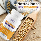 OLIBELA Nattokinase 4000FU 180 Capsules Vegan, Non-GMO – Nattokinase Enzymes Supports Circulatory Wellness, Cardiovascular Health and Healthy Blood Flow | 6-Month Supply*