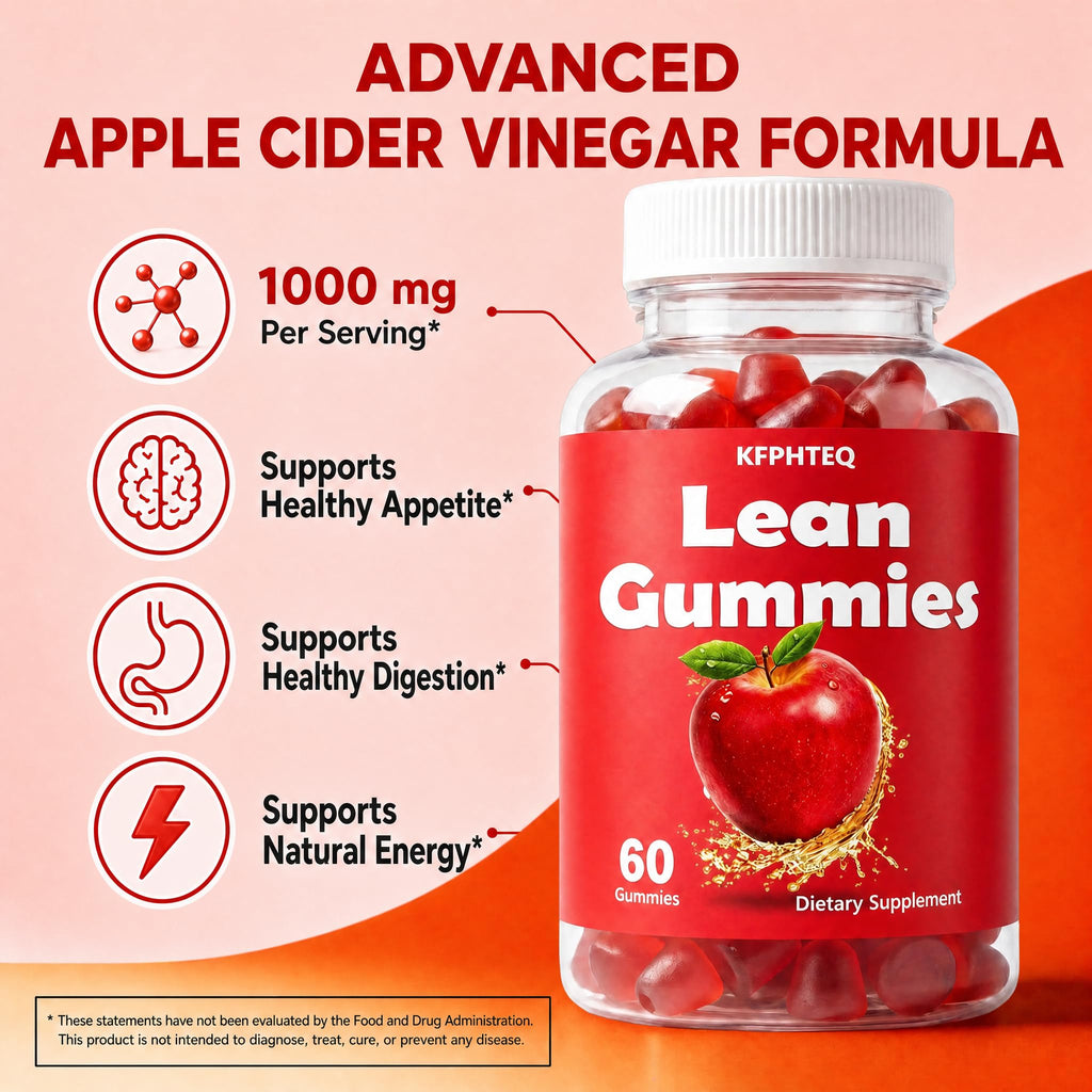 KFPHTEQ Jelly Multivitamin Lean Gummies, Body Shape Support, 60 Gummies