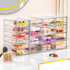 YFXCVSL Acrylic Makeup Organizer with 19 Drawers,Storage Drawer Organizer