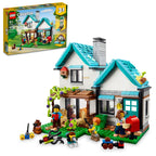 LEGO Creator 3 in 1 Cozy House Building Toys - Toy Figures & Pretend Play Playsets for Boys & Girls, Ages 8+ - 3 Building Options - Gift for Birthdays - 31139