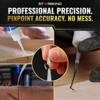 Starbond Thick Super Glue Pro Kit (2 oz) – Gap-Filling CA Glue (Cyanoacrylate Adhesive) – with Clog-Resistant Cap, Microtips & Extra Nozzle for Woodworking, Crafts, Carpentry, Archery Fletching