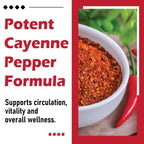 AuriLabs Cayenne Pepper Softgels - Enhanced with Vitamin D3+K2 Complex - Features Grape Seed, Hawthorn & Beetroot Extracts - Herbal Supplement (1)