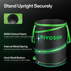 VIVOSUN 2-Pack 47-Gallon Collapsible Garden Bag, Yard Waste Containers