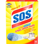 S.O.S. Steel Wool Soap Pads, 18 Count
