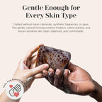 era of nature Best Raw ORGANIC AFRICAN BLACK SOAP, for Dry Skin and Skin Conditions. Pure & Natural Ingredients, Imported From Ghana - 2lb (32oz)