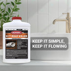 Roebic K-77 Granular Tree Root Killer, Chemical Septic System, Drain Field and Sewer Line Pipe Clog Remover and Root Destroyer, Safe for Bathroom Toilet, 32 oz