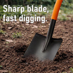 AgroPro Shovel for Digging, Heavy Duty Garden Shovel with Ergonomic D-Handle, Small Shovel for Planting, 32 Inches