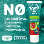 Tom’s of Maine Natural Kids Fluoride Toothpaste, 3 Pack, For Kids Ages 2 and Up, Great Toddler Toothpastes, No Artificial Flavors, Dyes, or Preservatives, Silly Strawberry, 5.1 oz