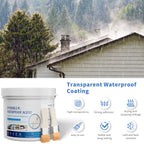 Xmntdo Invisible Waterproof Agent Transparent Repairing Leak Waterproof Adhesive for Roofs, Walls, Bathroom, Shower, Window Sills, Indoor & Outdoor Water Proof Coating 35 Oz