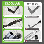 KLDOLLAR Crack Weeder, 48" Long Handle Crevice Weeding Tool with Soft Grip