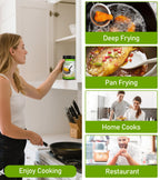 YULOFMVE Cooking Oil Solidifier Powder, Solidifies Up to 80 Cups from Mess, 100% Plant-Based Used Oil Solidifying Powder, Grease Hardener Disposal for Kitchen