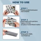 Trading Card Shipping Protectors 510 Pack 3.5'' x 4.5'' - Premium Ultra Strong Plastic Inserts Mailers - Precut Supply Sleeves for Sports MTG Cards Packaging - Flats for Breakers