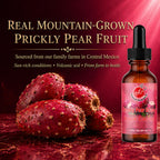 Natural Home Cures Prickly Pear Drops with Vitamin B12, Nopal Cactus Fruit Concentrate, Liquid Supplement with Betalains & Plant Nutrients, 2 Bottles, 120 Total Servings, 2 Fl Oz Each (2)