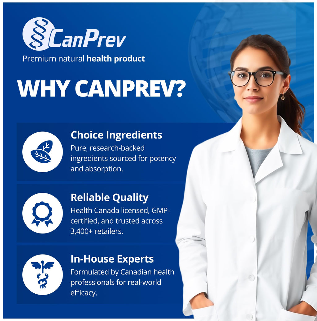 CanPrev Magnesium BisGlycinate Gentle 200mg, 240 v-Caps 240-Day Supply - Pure Elemental Magnesium Supplement, Supports Bone and Muscle Function, Gentle on Stomach, Perfect for Daily Magnesium Needs