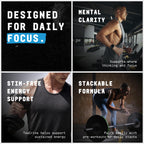 BEYOND RAW Chemistry Labs Nootropic Powder, Cognitive Enhancer and Memory Support, 30 Servings