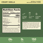 Optimum Nutrition Gold Standard 100% Plant Based Protein Powder, Gluten Free, Vegan Protein for Muscle Support and Recovery with Amino Acids - Creamy Vanilla, 20 Servings (Packaging May Vary)