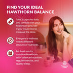 High Strength Hawthorn Berry Capsules - Pure Antioxidant Hawthorn Berry Supplement with Leaf & Flower Extract 4:1 for Healthy Heart & Digestion - Energy Support for Men & Women - 120 Count Pack