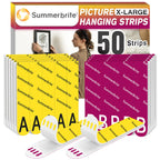Summerbrite Picture Hanging Strips Heavy Duty XL 25 Pairs
