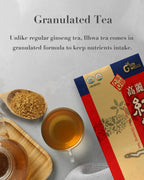 IL HWA 300g(100p x 3g) Korean Ginseng Roots Extract Tea, High Ginsenoside Rg1+Rb1+Rg3=10mg