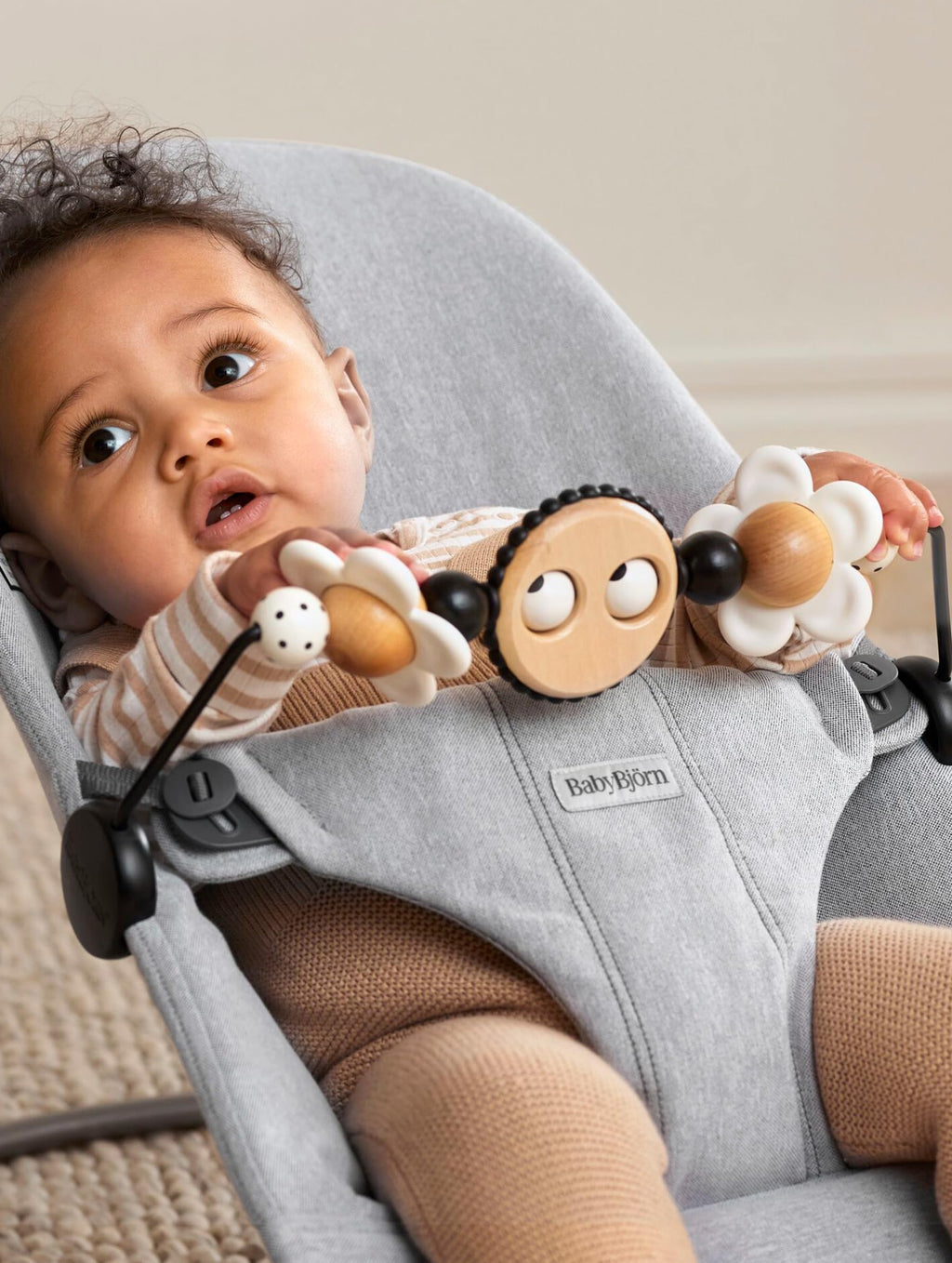 BabyBjörn Toy for Bouncer, Googly Eyes Black & White