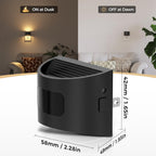 DORESshop LED Night Light[2 Pack], Night Lights Plug into Wall, 3 Mode Plug in Night Light with Motion Sensor, Dusk to Dawn Sensor, Nightlights for Adults, Bedroom, Bathroom, Hallway
