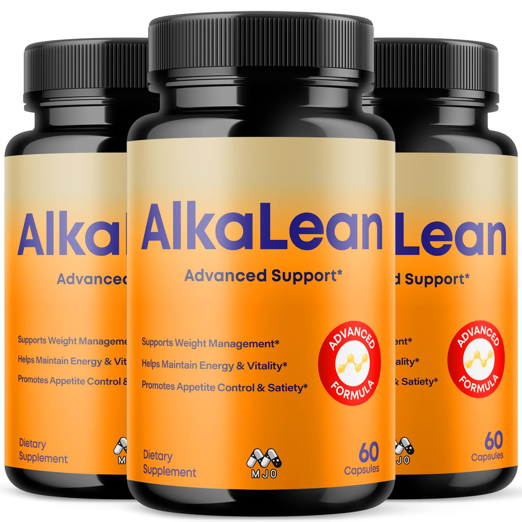 (3 Pack) Alkalean Capsules, Official Alkalean Pills with All Natural Ingredients, Advanced Weight and Wellness Supplement, Maximum Strength Healthy Lifestyle Vitamins for Women and Men (180 Capsules)