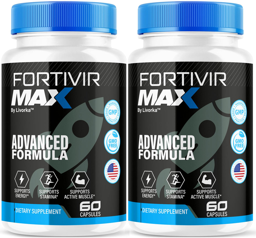 (2 Pack) Fortivir Max Capsule - Fortivir Max Advanced Formula Pills - Maximum Strength, FortivirMax All Natural Premium Support for Overall Health and Wellness Reviews, 120 Capsules for 2 Months