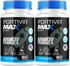 (2 Pack) Fortivir Max Capsule - Fortivir Max Advanced Formula Pills - Maximum Strength, FortivirMax All Natural Premium Support for Overall Health and Wellness Reviews, 120 Capsules for 2 Months
