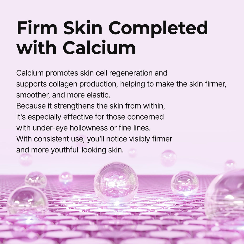 Dr.Melaxin Calcium Volume Eye Patches – Firming Hydrogel Under Eye Masks for Puffiness & Fine Lines, Deep Hydration, 60 Count