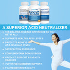Sodium Bicarbonate 650mg Capsules Delayed Release for Supporting Normal Kidney Function & Kidney Health Supplement. Sodium Bicarbonate Designed for Kidney Support, Acid Relief, Alkalinity 120 Pills