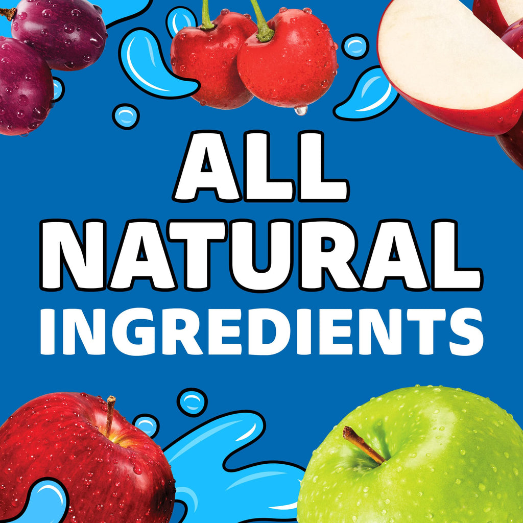Capri Sun 100% Juice Fruit Punch Naturally Flavored Juice Blend, 40 ct Pack, 4 Boxes of 10 Pouches