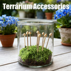 Mumutie 16-Pack Mini Mushrooms for Crafts - Terrarium Decor for DIY Miniature Landscapes & Garden Mushrooms - Desktop Ornaments & Christmas Decorations.