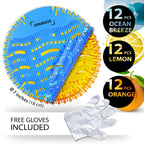 Spargos Urinal Screen Deodorizer, 36 Pack, Anti-Splash Cakes