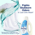 Downy Rinse Laundry Odor Remover, Ocean Mist Scent, 62 FL OZ, Fabric Softener and Laundry Odor Removal Rinse