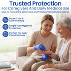 ProCure Disposable Nitrile Exam Gloves 200 Count - Latex Free, Powder Free, Food Safe, Textured Fingertips, for Medical & Food Prep