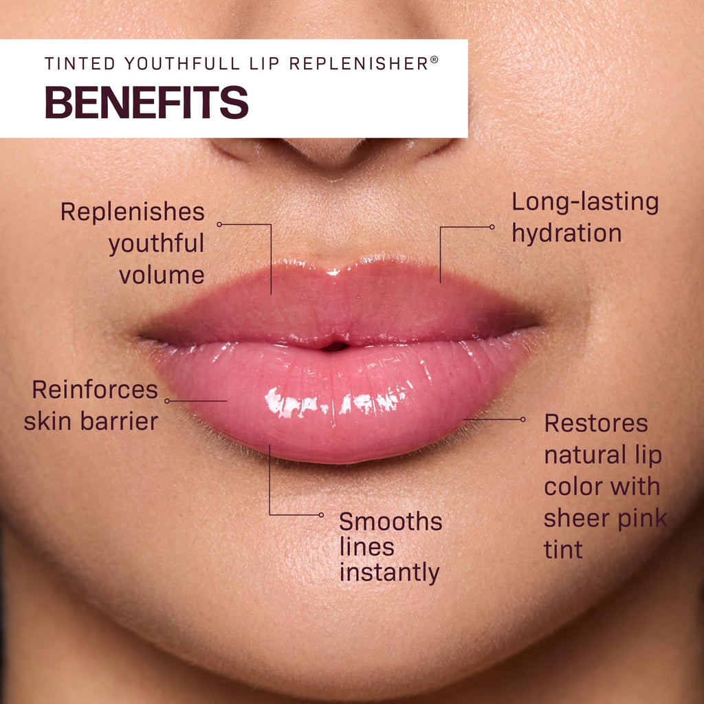 Revision Skincare Tinted YouthFull Lip Replenisher® – pH-Activated Tinted Lip Plumper, Hydrating, Volumizing, and Anti-Aging Treatment with Hyaluronic Acid, 0.33 oz