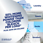 OxiClean Triple Action White Revive Laundry Whitener and Stain Remover Powder, Use with Detergent, Whitens and Brightens Clothes, Removes Tough Stains, Color Safe, Chlorine Free, 6.5 lbs