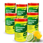 RTS Companies Inc All-Purpose Cleaning Wipes, Citrus Scent, Biodegradable, Multi-Surface, 90 Wipes (6 Pack)