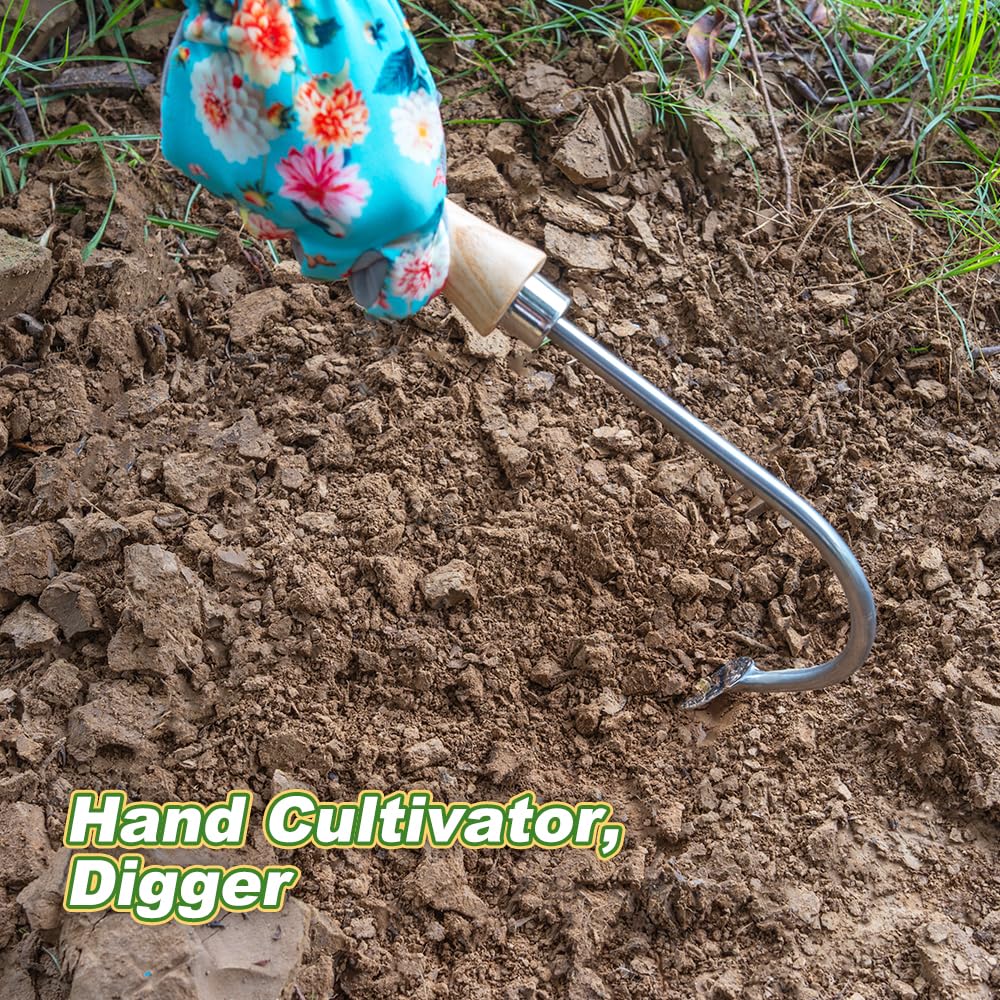 Berry&Bird Weed Puller, Crack Weeder Cultivator Garden Hand Tool