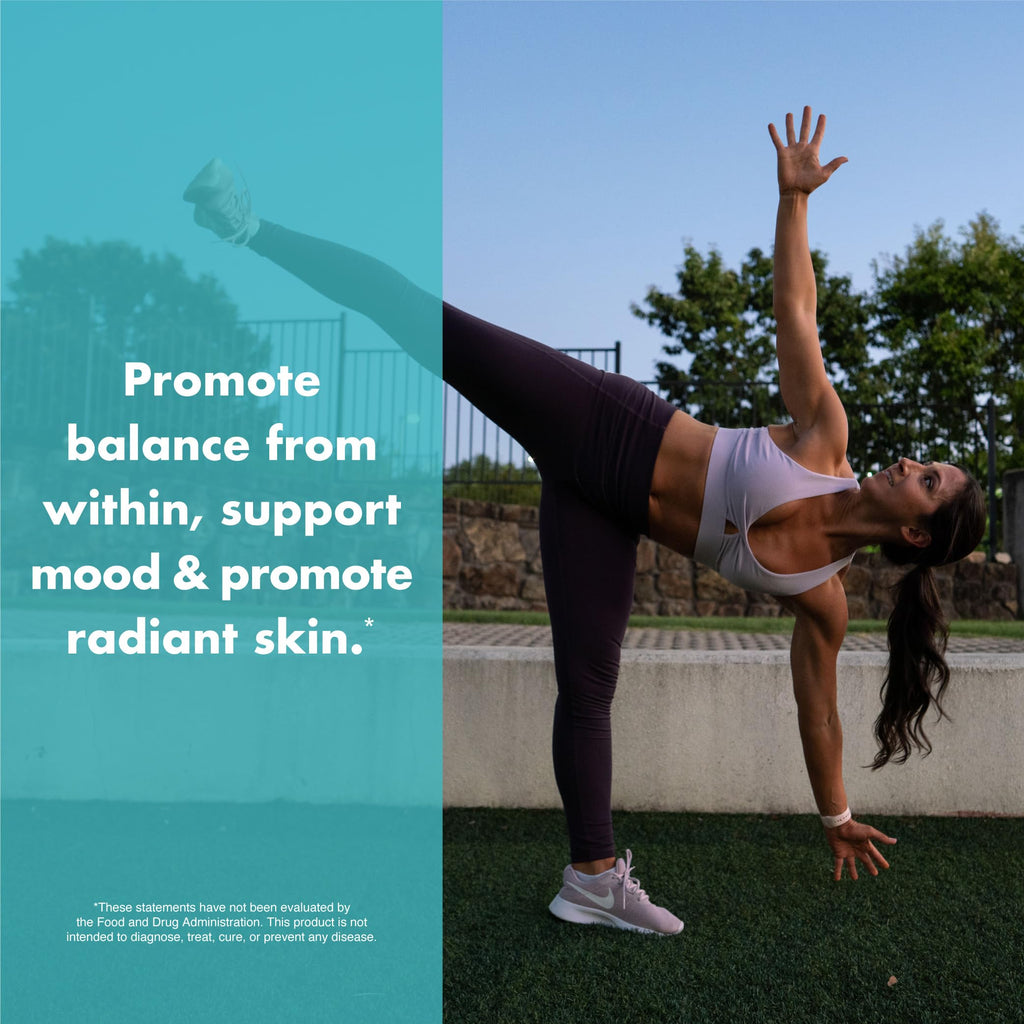 Essential Balance Hormonal Support and Vitamin Supplement for Women by Foxy Fit – Antioxidant, Healthy Skin & Hair for Daily Use* (30 Servings)